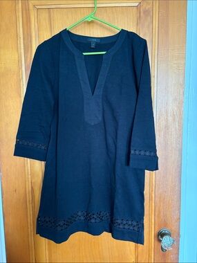 J.Crew Black Tunic Dress Cover Up